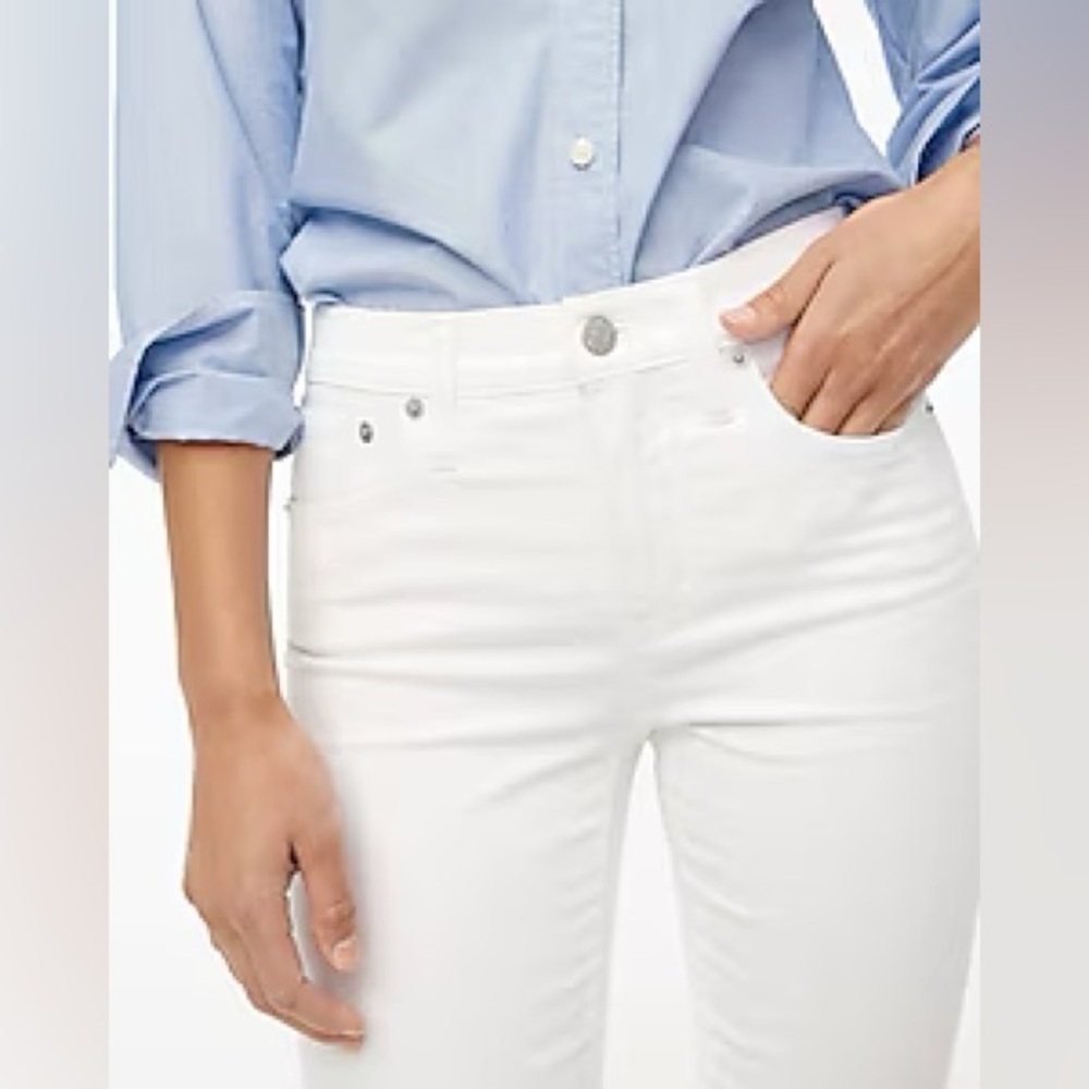 J Crew White Jeans - Picture 3 of 11